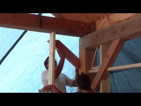 The Woodpecker Ep 62 Building the new shop part 9   The exterior frame and the electricity