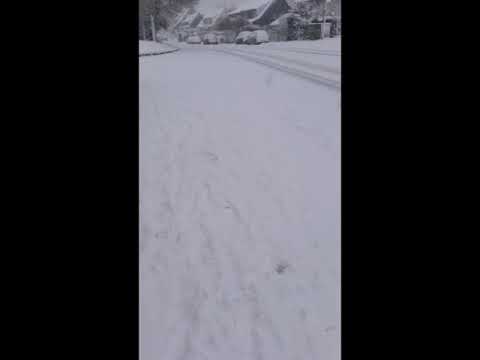 Schnee in Essen 10.12.17