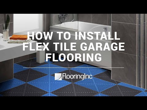 How to Install Flex Tile Garage Flooring