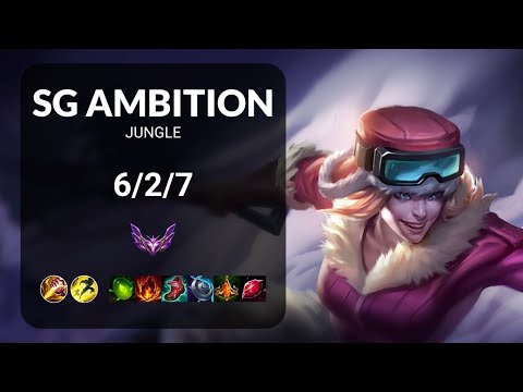 SG Ambition Sejuani vs Lee Sin JUNGLE - KR MASTER Patch 13.13