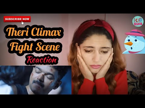 Theri Climax Fight Scene Reaction |Theri Movie Scene | Thalapathy Vijay, Samantha | Usha KC