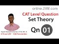 CAT Preparation - Set Theory Question 01