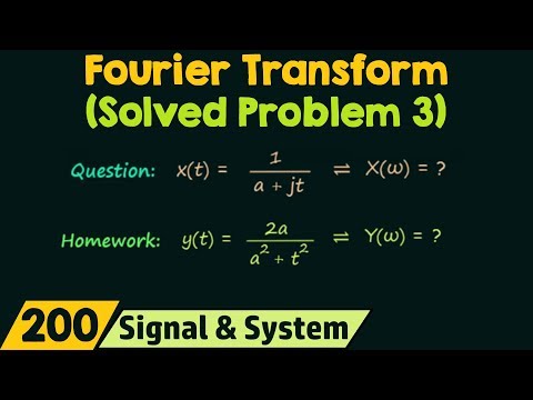 Fourier Transform Solved Problem 3