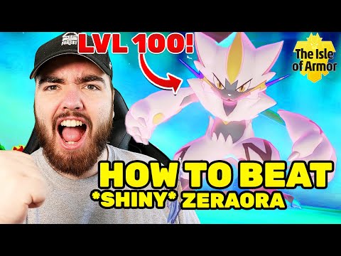 The SECRET to Beating LEVEL 100 *SHINY* ZERAORA 5 Star Max Raid Battle!