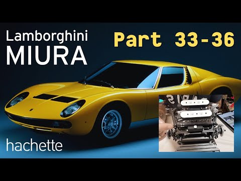 Hachette Lamborghini Miura Part 33 - 36 - Hinterradaufhängung, Bremsscheiben und Kühlmittelbehälter!