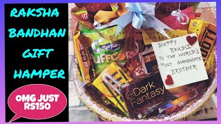 Raksha Bandhan Gift Hamper For Brother | Rakhi Gift Hamper | How to Make Gift Hamper at Home