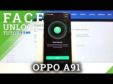 How to Enable Face Unlock in OPPO A91 – Face Recognition