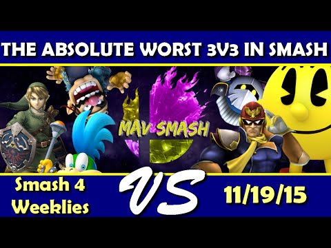 THE ABSOLUTE WORST 3V3 IN SMASH 4!