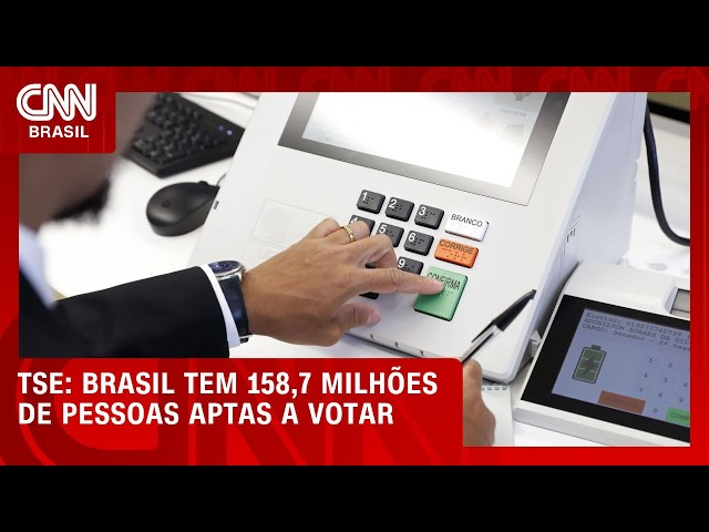 Brasil tem mais de 158 milhões de eleitoras e eleitores aptos a votar | CNN NOVO DIA
