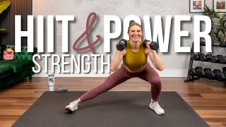 30 min. HIIT Strength & Power Training | NO REPEAT!