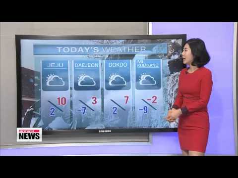凍える朝、比較的穏やかな最高気温 오늘 저녁 서울 눈 7cm (Freezing morning, relatively milder highs   오늘 저녁 서울 눈 7cm)