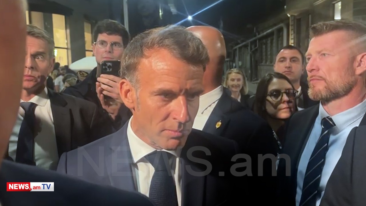Macron says he will discuss the issue of Armenian hostages with Aliyev