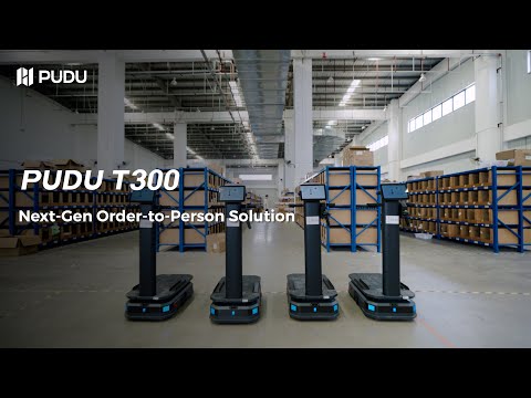 PUDU T300 หุ่นยนต์ส่งของอัตโนมัติใน Warehouse PUDU T300 หุ่นยนต์ส่งของอัตโนมัติใน Warehouse
