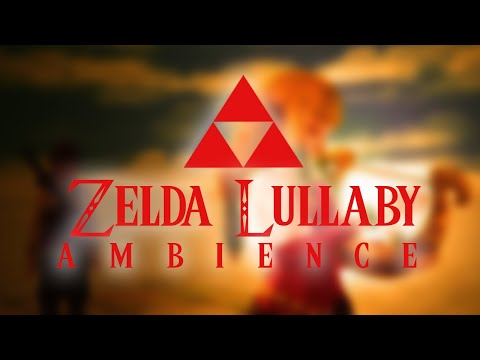 Zelda Lullaby Sleeping Sounds 😴🛌 Relax/Study Zelda Music 🌧Rain Ambience and Camp Fire🔥