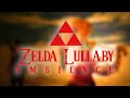 Zelda Lullaby Sleeping Sounds Relax Study Zelda Music Rain Ambience And Camp Fire