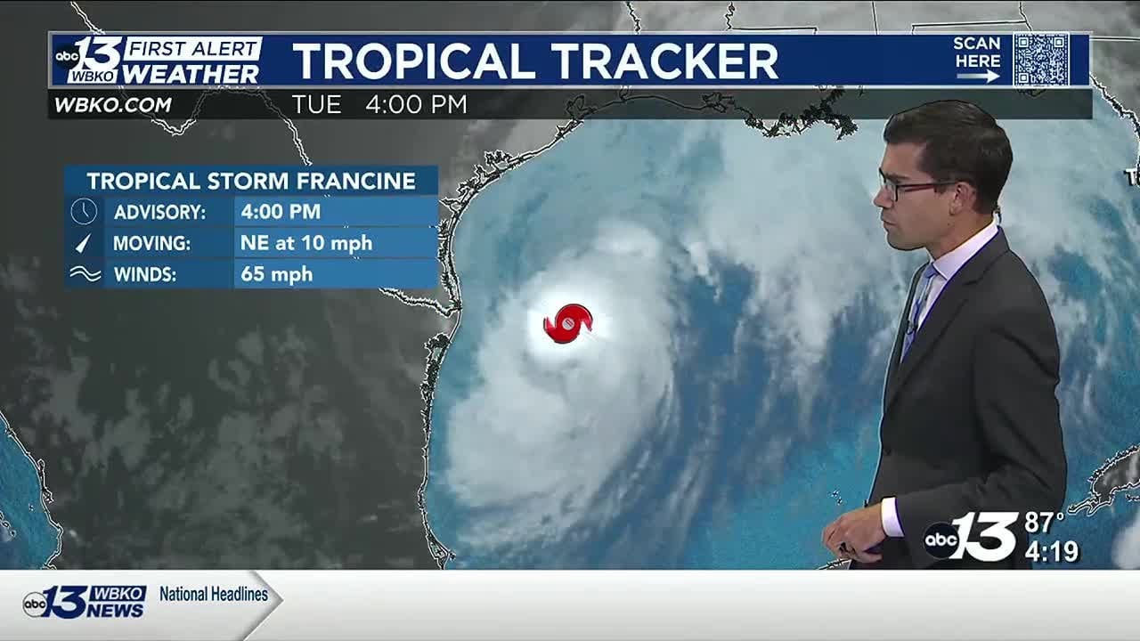 Tracking rain later in the week