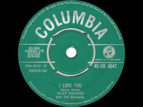 1960 Cliff Richard - I Love You (#1 UK hit)