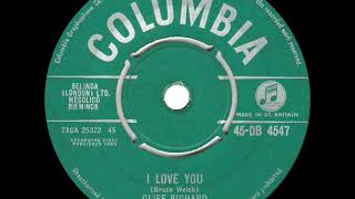 1960 Cliff Richard - I Love You (#1 UK hit)