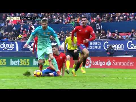 Lionel Messi amazing run and goal vs Osasuna HD
