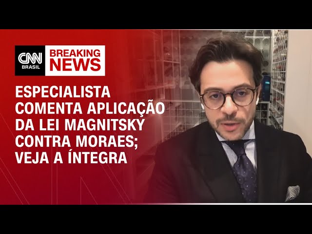 Lei Magnitsky contra Moraes é mais simbólica do que prática, diz professor Abboud | CNN ARENA