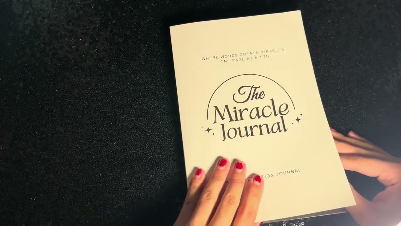Manifest With The Miracle Journal | Law of Assumption Manifestation