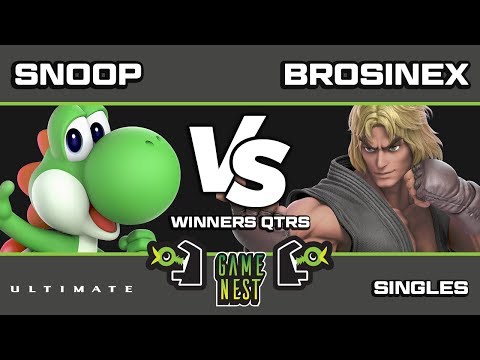 Game Nest Smash It Up: Sugoi | Snoop (Yoshi) vs Brosinex (Ken) - Winners Qtrs