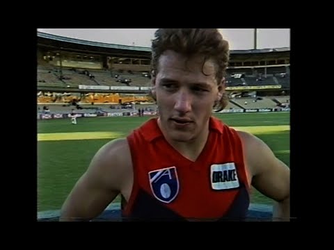 Allen Jakovich - Melbourne - Post match Interview - 1991 Round 15 v Sydney - SCG - AFL