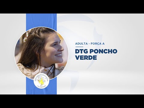 DTG Poncho Verde - Adulta A - XXIII Sarau de Arte Gaúcha