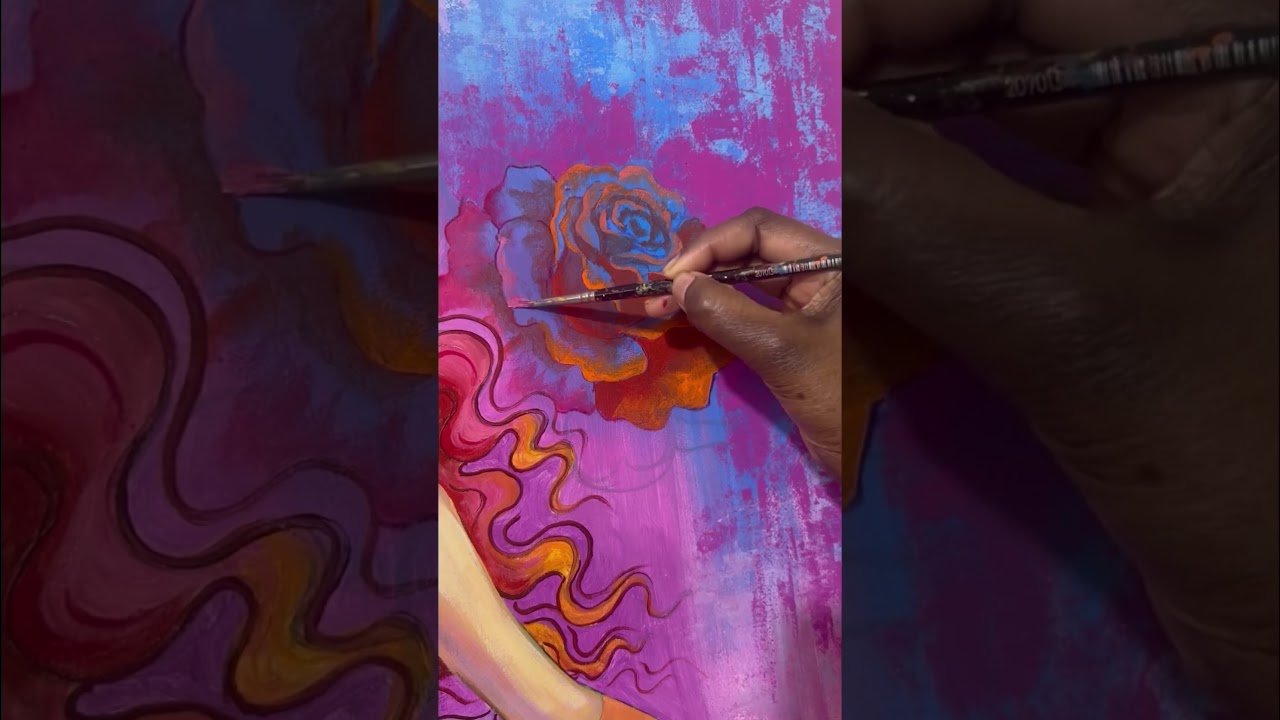 Studio Moments & Painting Details