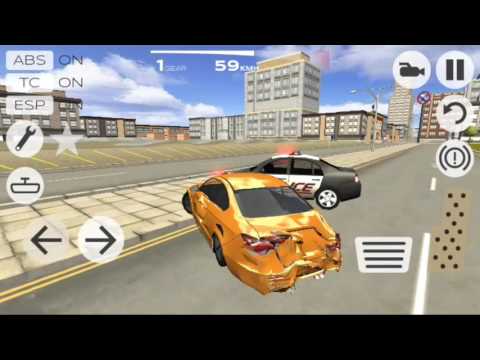 [Gameplay Android]-Extreme Car Driving Racing 3D(Modo Fuga e Perseguição)