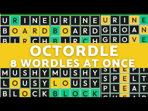 Octordle [8 Wordles at once!]