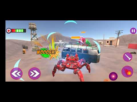 Spider Tank Robot Car Game Elephant Robot game #4 Android Gameplay