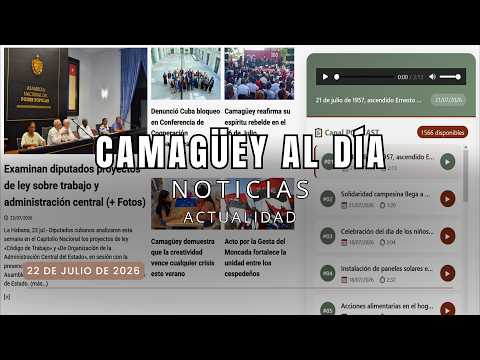 Boletín informativo del 22 de julio de 2026