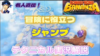 【ドンキーコングバナンザ】冒険に役立つテクニカル実況解説【ジャンプ篇】