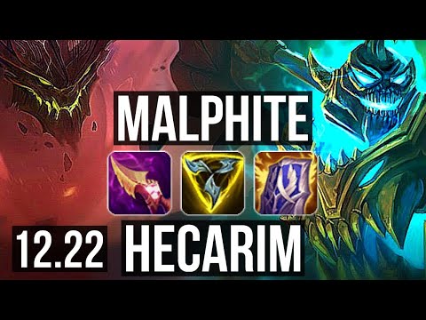 MALPHITE vs HECARIM (JNG) | 12/3/14, Dominating | KR Diamond | 12.22