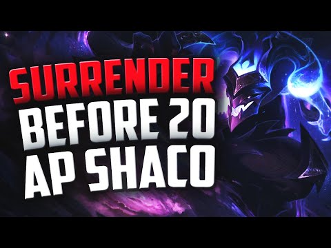 MAKING ENEMY TEAM SURRENDER BEFORE 20 WITH AP SHACO | Unranked to Master