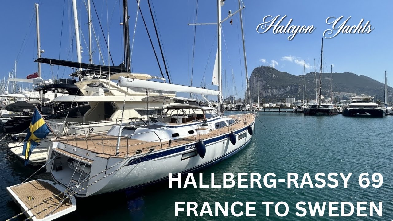 Hallberg-Rassy 69. "Bluewater Cruiser of the Year" 2024. A yacht delivery from France to Sweden.