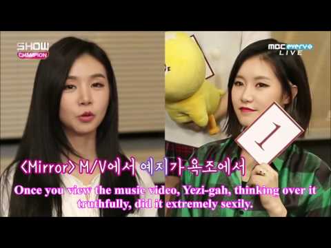 Fiestar: Show Champion Interview - "Mirror" [ENG SUB]