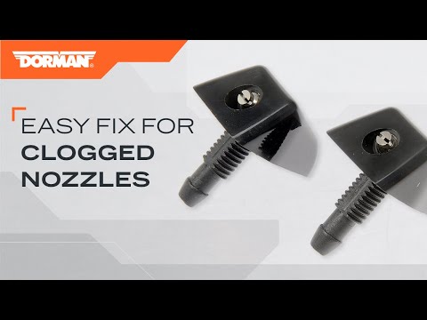 How to install universal washer nozzles