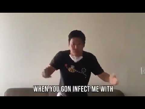 Chinese man sing my corona for Coronavirus