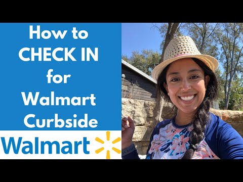 Part of a video titled Check in for your Walmart curbside / pickup order 2022 - YouTube