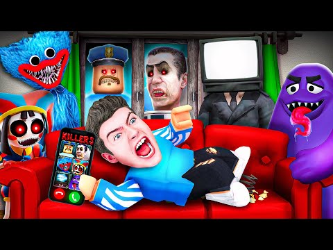 ALLE MONSTER um 3 UHR NACHTS ANRUFEN! (Skibidi, Grimace, Pomni & mehr) in Roblox