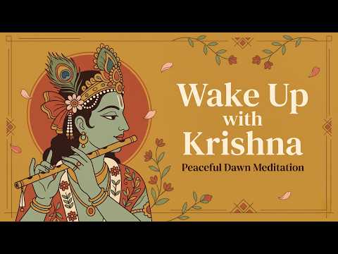 Wake Up with Krishna 🌿 Peaceful Dawn Meditation Music