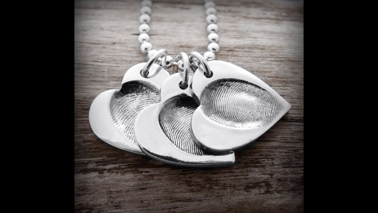 Smallprint Fingerprint Jewellery - Taking prints using our moulding compound kit