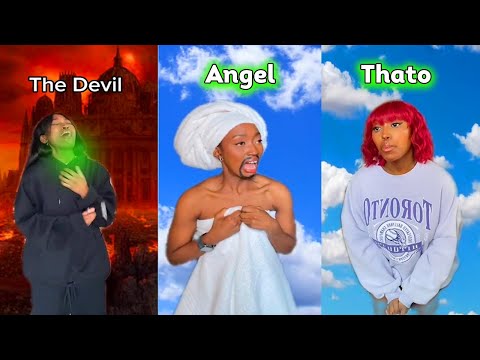 Zayaan4’s Funniest Angel vs Demon TikToks Ever! | New Comedy With Zaya, Eel, Kristina & Others
