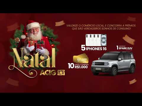 ACIG lança campanha de Natal 2025