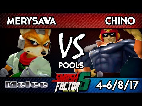 Smash Factor 6 - MerySawa (Fox) Vs. chino (C.Falcon) - Melee Pools