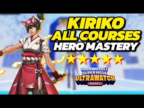 「Hero Mastery」 KIRIKO 5 STAR 100% ALL COURSES (Overwatch 2 Season 11 Guide)