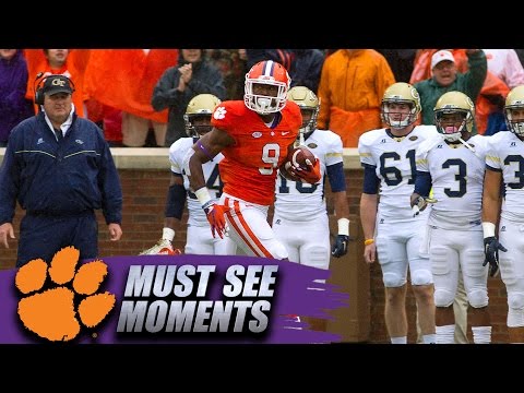 Clemson's Wayne Gallman 66-Yard TD Run vs. GT | ACC Must See Moment