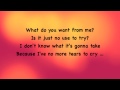 Rehab - What do you want from me lyrics 